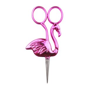 jubileeyarn flamingo craft embroidery scissors - pink - 1 pair