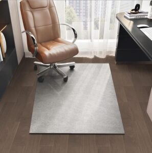 36 x 48'' chair mat for hard floor, chair mat for hardwood floor, office chair mat for tile floor, 0.14" thick premium floor protector, easy to clean for office and home