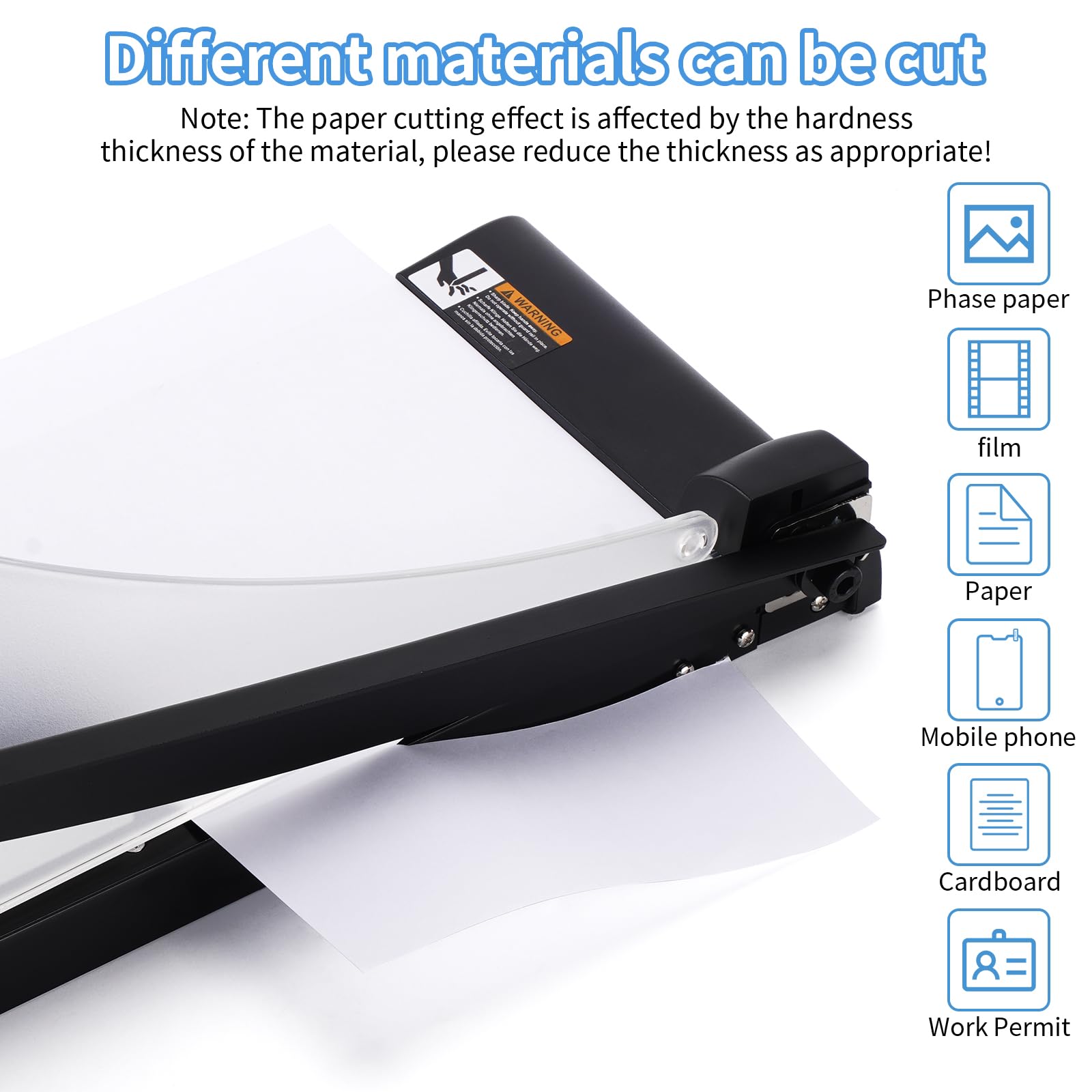 Paper Cutter,Laser Positioning Paper Cutter,Paper Cutter Guillotine with Safety Blade Lock 12” 10 Sheet Capacity, Paper Trimmer with Metal Base Paper Cutting Board for Home, Office,School