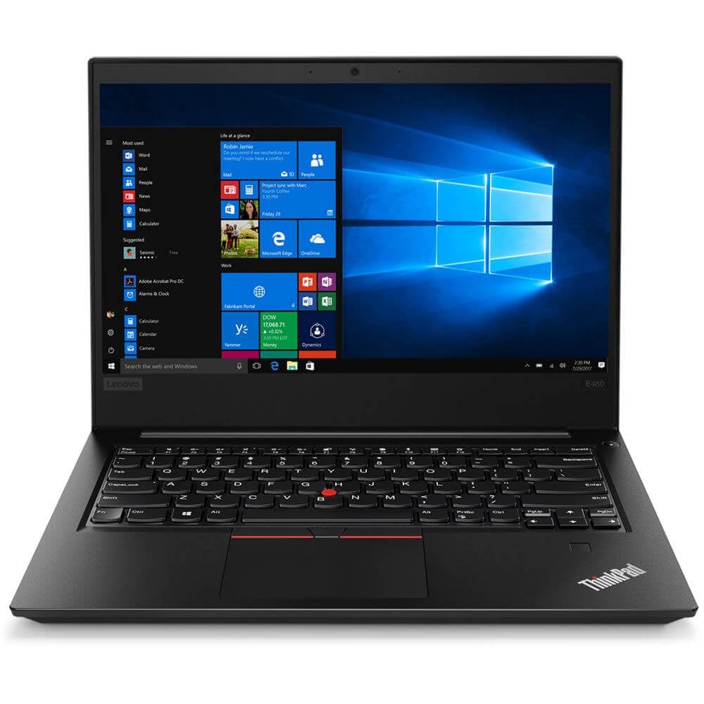 Lenovo ThinkPad Edge E480 Laptop, Intel Core i5-7200 Processor Notebook, 16GB RAM, 512GB SSD, Bluetooth, 14in Full Display, Windows 10 Pro(Renewed)