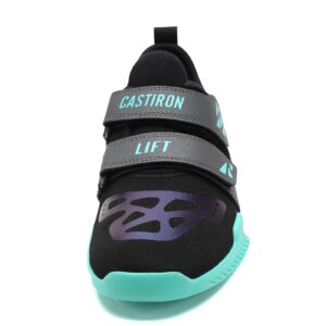 CASTIRON LIFT Weightlifting Shoes,Squat Shoes for Gym Powerlifting Shoes Deadlifting Footwear,Weight Lifting Shoes for Men Women Green