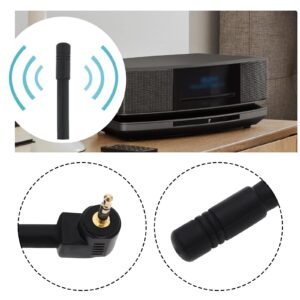 SING F LTD DAB Radio Antenna Compatible with Bo-se Wave Radio III Soundtouch IV and Other Radios DAB FM Digital Audio Broadcasts Audio Video Home Theater Receiver, 2.5MM