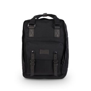 doughnut travel laptop backpack, slim durable daypack backpacks, water resistant computer 16l bag for men & women fits 14 inch notebook(b black)