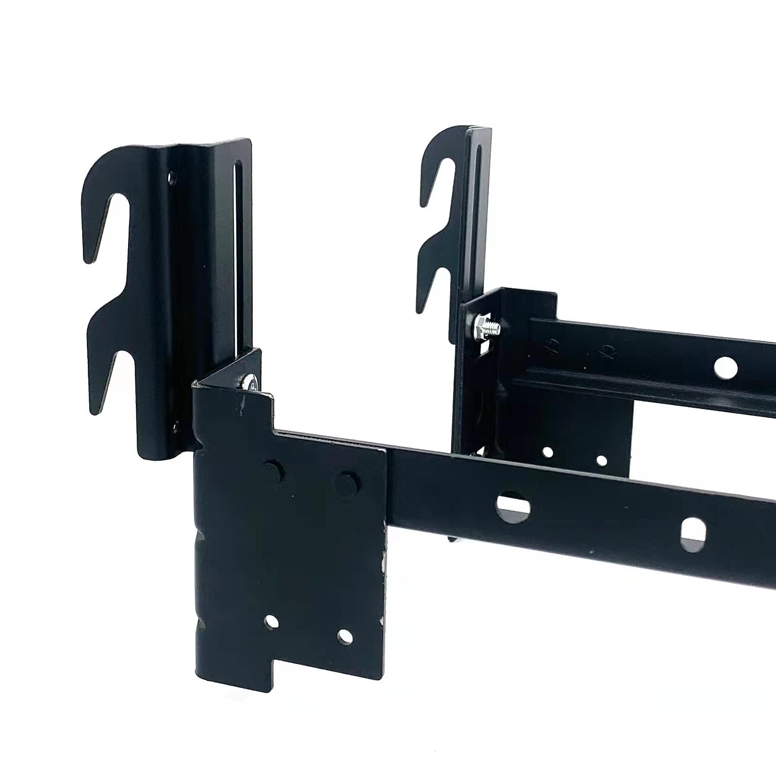 ZhouDaShu Bed Frame Brackets Adapter, Headboard Brackets for Metal Bed Frame,Headboard Attachment Kit,2Pcs Queen Bed Modification Plate (Bed Frame Hooks)