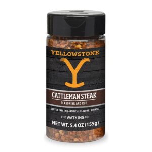 yellowstone cattleman steak seasoning and rub, 5.4oz