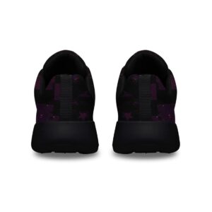 Breast Cancer Awareness in October We Wear Pink Shoes Women Fashion Running Sneakers Breathable Casual Sport Tennis Shoes Black Size 8.5