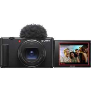 Sony ZV-1 II Digital Camera | Black Bundled with 64GB Memory Card + Microfiber Cleaning Cloth + Photo Starter Kit (11 Pieces) (4 Items)