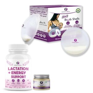 ultimate breastfeeding essentials bundle: breast milk collection cups + lactation supplement for increased breast milk + nipple balm for sore nipples