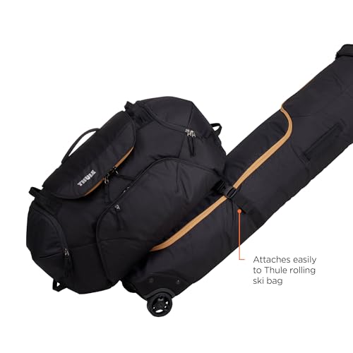 Thule RoundTrip 80L Duffel - Storage compartments to organize and protect gear - Boot bag for ski and snowboard travel - Soft pocket for goggles and helmet - Dry bag included