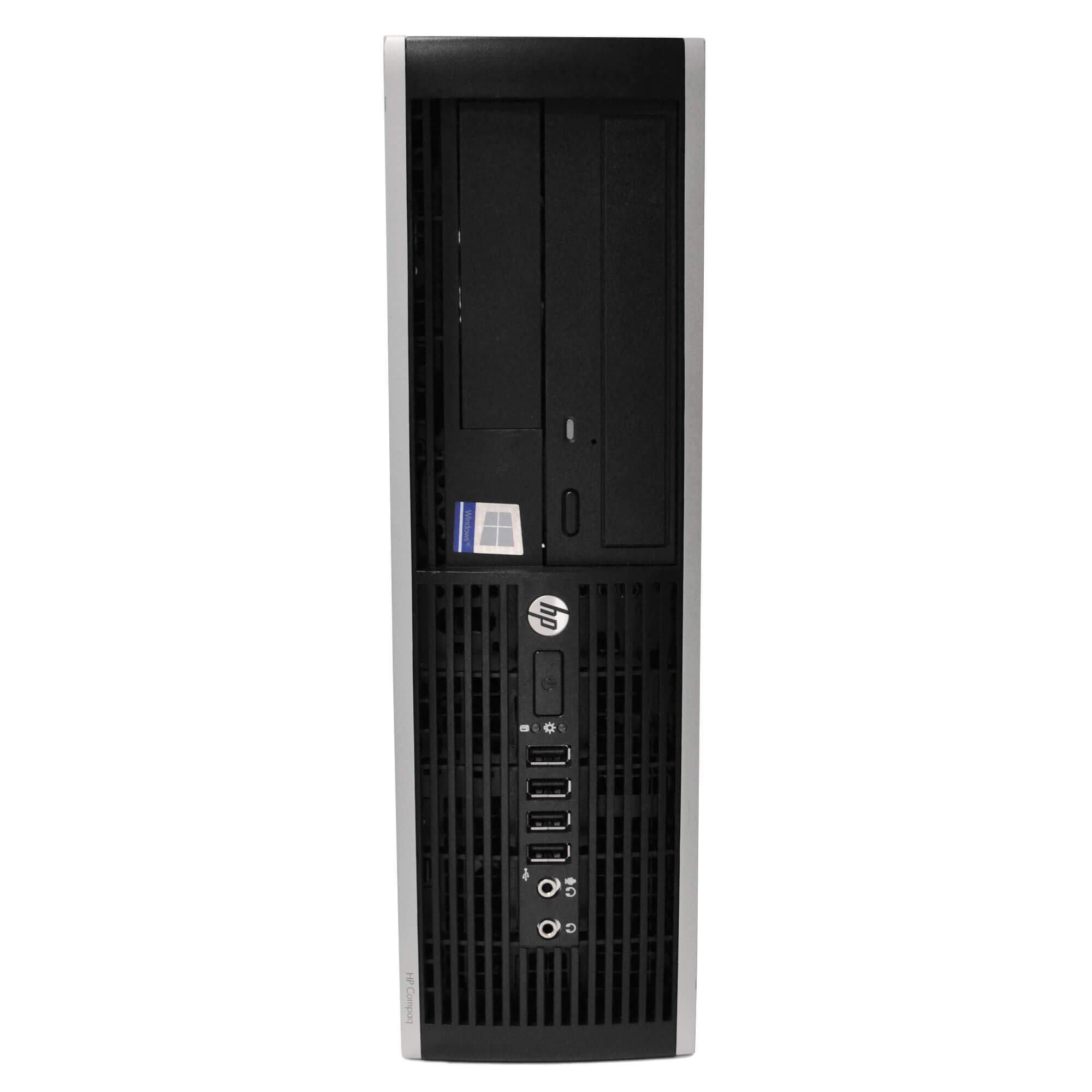 HP ProDesk 6200 Desktop Computer | Quad Core Intel i5 (3.2) | 8GB DDR3 RAM | 1TB HDD Hard Disk Drive | Windows 10 Home | New 22in LCD Monitor | Home or Office PC (Renewed), Black