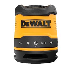 DEWALT Bluetooth Speaker, USB-C Rechargeable, Jobsite (DCR008)