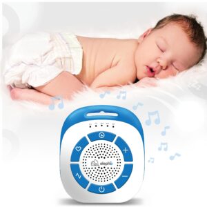 elepho esoother portable baby sound machine - soothes and helps your baby fall asleep faster and stay asleep longer by listening to soothing music, mothers’ heartbeat or white noise.