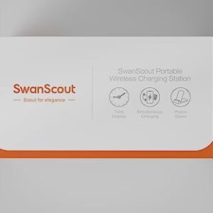 SwanScout Wireless Charger for Google Pixel Watch 1 Only, SwanScout 703G, 3 in 1 Wireless Charging Station ​Stand for Google Pixel 8 Pro/8a/8/Fold/Pixel 7/7A/7 Pro/6/6 Pro/5/4/3/XL, Pixel Buds Pro