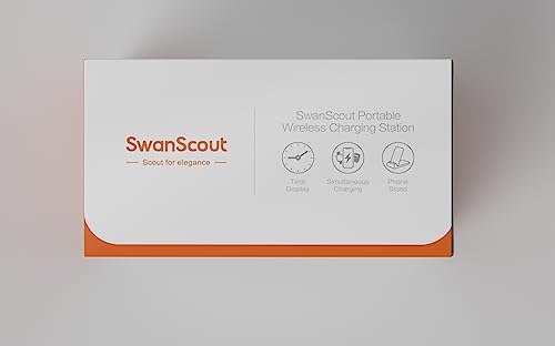 SwanScout Wireless Charger for Google Pixel Watch 1 Only, SwanScout 703G, 3 in 1 Wireless Charging Station ​Stand for Google Pixel 8 Pro/8a/8/Fold/Pixel 7/7A/7 Pro/6/6 Pro/5/4/3/XL, Pixel Buds Pro