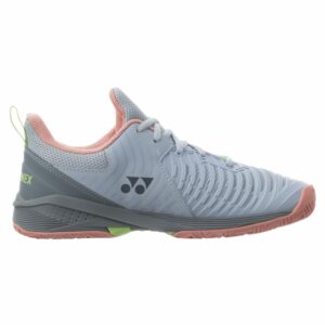 YONEX(ヨネックス) Women's Tennis Shoe, graish Blue/Pink, 24.5 cm