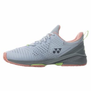 YONEX(ヨネックス) Women's Tennis Shoe, graish Blue/Pink, 24.5 cm