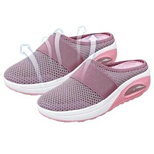 Kumprohu Orthopedic Shoes - Womens Breathable Shoes Sneakers | Orthopedic Walking Shoes with Air Cushion and Slip-On Sandals for Shopping, Working, Yoga Walking Pink