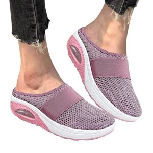 Kumprohu Orthopedic Shoes - Womens Breathable Shoes Sneakers | Orthopedic Walking Shoes with Air Cushion and Slip-On Sandals for Shopping, Working, Yoga Walking Pink