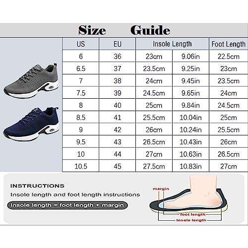 Lymeral Extra Wide Walking Shoes, Lace Up, Non Slip, Comfortable, Mesh Upper, Grey, 10