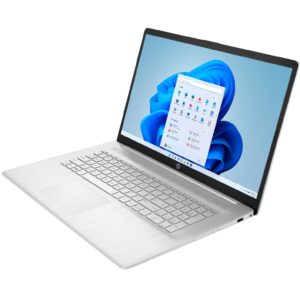 HP 17 17.3" Touchscreen HD+ Business Laptop Computer, 13th Gen Intel 10-Core i7-1355U, 32GB DDR4 RAM, 1TB PCIe SSD, WiFi 6, Backlit Keyboard, Fingerprint Reader, Windows 11 Pro, BROAGE Cable