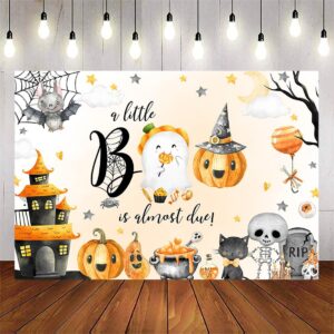 avezano pink halloween baby shower backdrop for girl a little boo is almost due baby shower party decorations spooky ghost little boo halloween backdground (7x5ft)