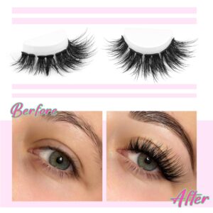 DIY Eyelash Extension Kit Cluster Lashes Kit Fluffy Wispy Volume Cat Eye Look Lash Clusters Flat Lashes Strong Hold Lash Glue C Curl Individual Lashes by ALICE