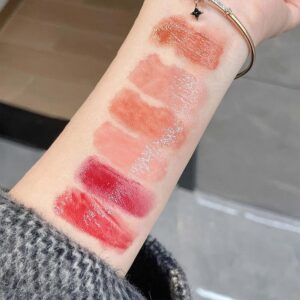 3 Colors Jelly Lipstick,Tinted Lip Gloss Heart Shape Lip Stain,Mirror Hydrating Jelly Love Lipstick,Long Lasting Moisturizing Tinted Lip Balm,Non-sticky,Vivid Color Glossy Lip Gloss Lip Makeup(1#2#3#)