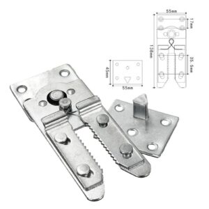 UAMOU 1 Set Sofa Couch Sectional Furniture Connector Snap Metal Bracket Hinges for Furniture Accessories Tool Cheerfully