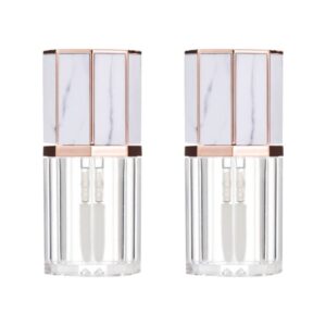 minkissy 5pcs Makeup Bottles Empty Lip Balm Tubes Clear Lipgloss Clear Lip Gloss Tube Lip Gloss Wand Tubes Lip Balm Containers Mini Lip Gloss Tubes Lip Tubes Lipstick Unique Travel