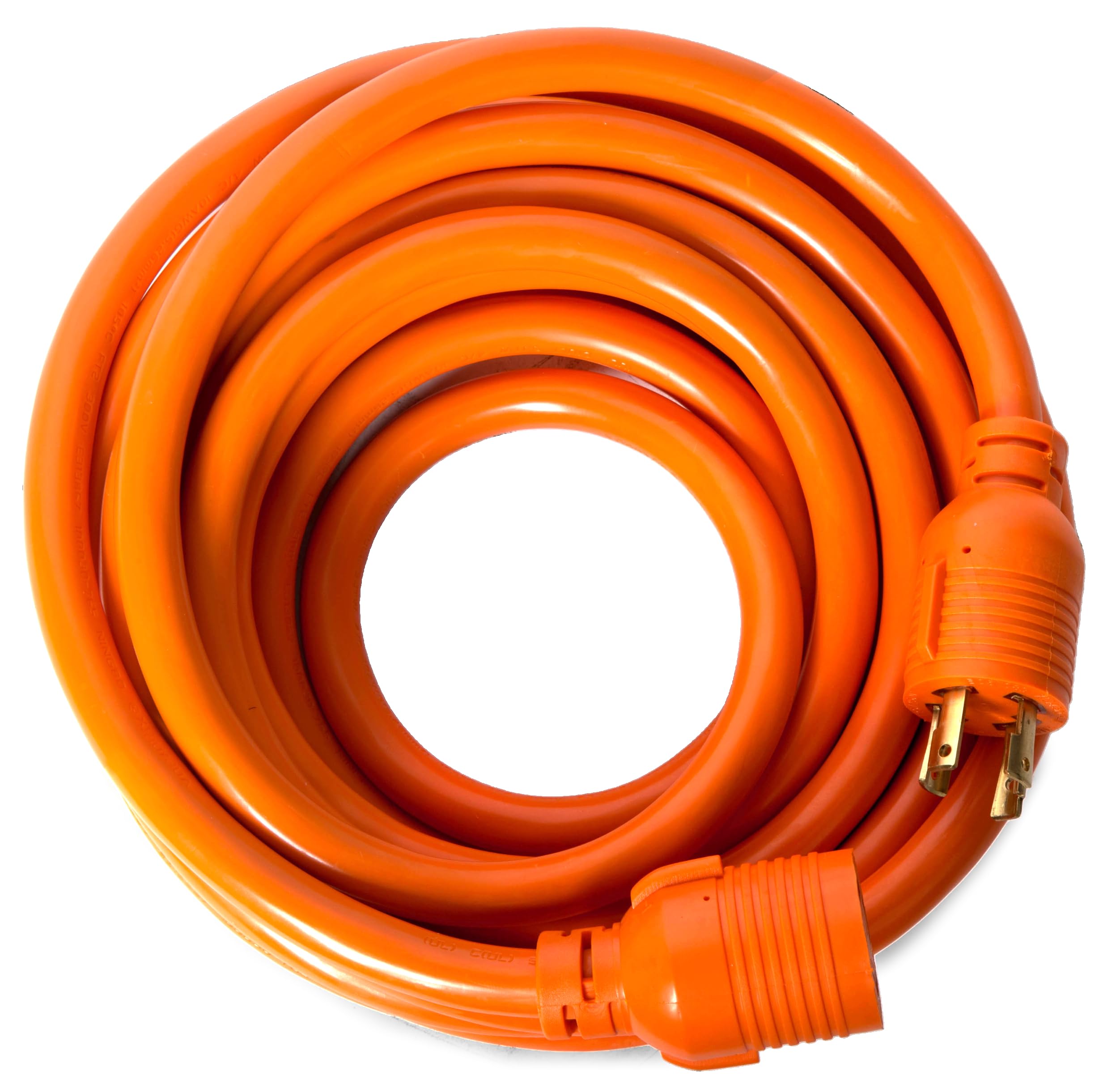 WEN PC3025 250V 30-Amp Generator Power Cord, Orange