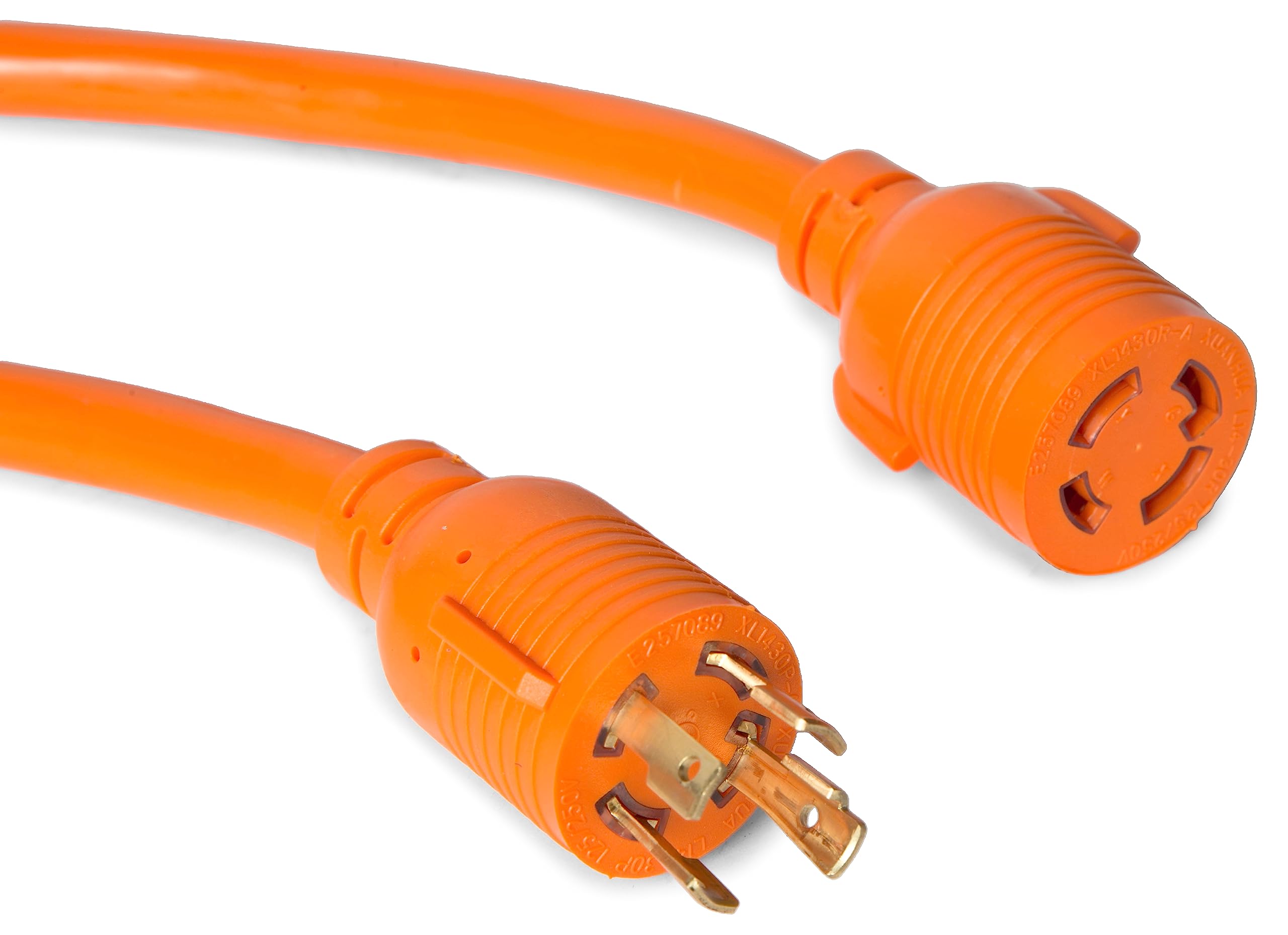 WEN PC3025 250V 30-Amp Generator Power Cord, Orange