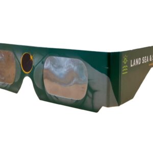 Land Sea & Sky Solar Eclipse Glasses - CE and ISO Certified Safe Shades for Direct Sun Viewing - Made in the USA (5 Pack)