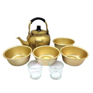 Korean Makgeolli Makkoli Rice Wine Kettle Bowl Soju shot glasses Set 막걸리잔 주전자 소주잔