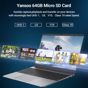 Bundle Include 64GB Micro Memory Card + Yansoo Dual Dash Cam Front and Inside