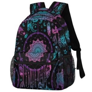 dream catcher backpack, bohemia backpacks shoulder bag casual travel laptop daypack bags