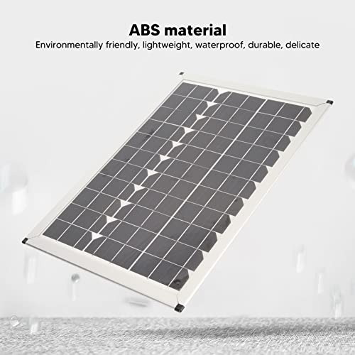 100W 12V Solar Panel Kit, Solar Battery Trickle Charger Maintainer, Waterproof Solar Panel Trickle Charger Kit, Dual USB Solar Panel Car Battery Charger for Boat Marine RV