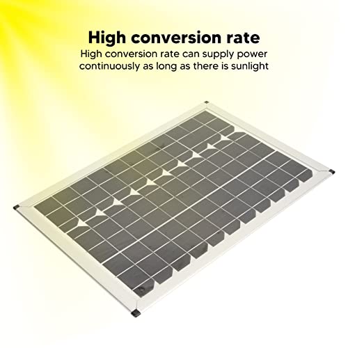 100W 12V Solar Panel Kit, Solar Battery Trickle Charger Maintainer, Waterproof Solar Panel Trickle Charger Kit, Dual USB Solar Panel Car Battery Charger for Boat Marine RV