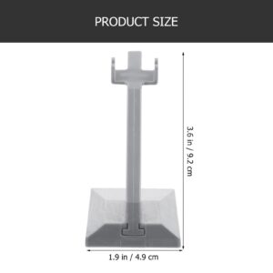 Alipis Plastic Model Plane Display Stand 2pcs Universal Aircraft Model Plane Stand Without Airplane Model Easels Holder for Building Blocks Planes Random Color