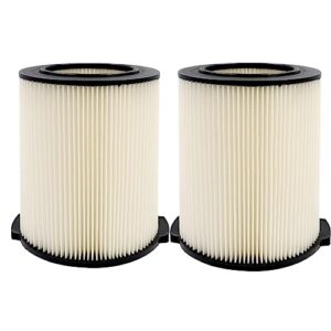 vf4000 replacement filter for 72947 compatible with wet dry 5-20 gal, husky vacs 6 to 9 gal, for craftsman 17816 vacuum cleaner