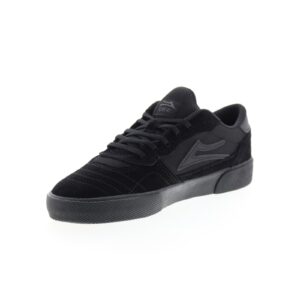 lakai cambridge black/reflective suede 8 d (m)