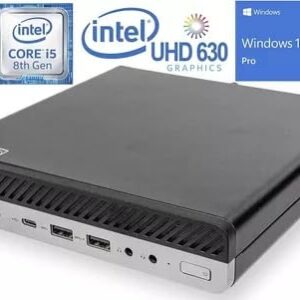 HP EliteDesk 800 G4 Mini Grade A Desktop, Intel Core i5-8500T Professor, 2.1 GHz, 16GB DDR4 RAM, 512GB SSD, Wi-Fi, Bluetooth, Windows 10 Pro 64 bit (Renewed)