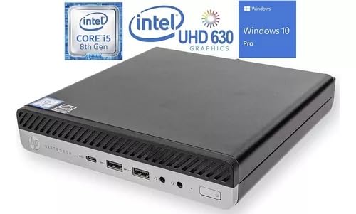 HP EliteDesk 800 G4 Mini Grade A Desktop, Intel Core i5-8500T Professor, 2.1 GHz, 16GB DDR4 RAM, 512GB SSD, Wi-Fi, Bluetooth, Windows 10 Pro 64 bit (Renewed)