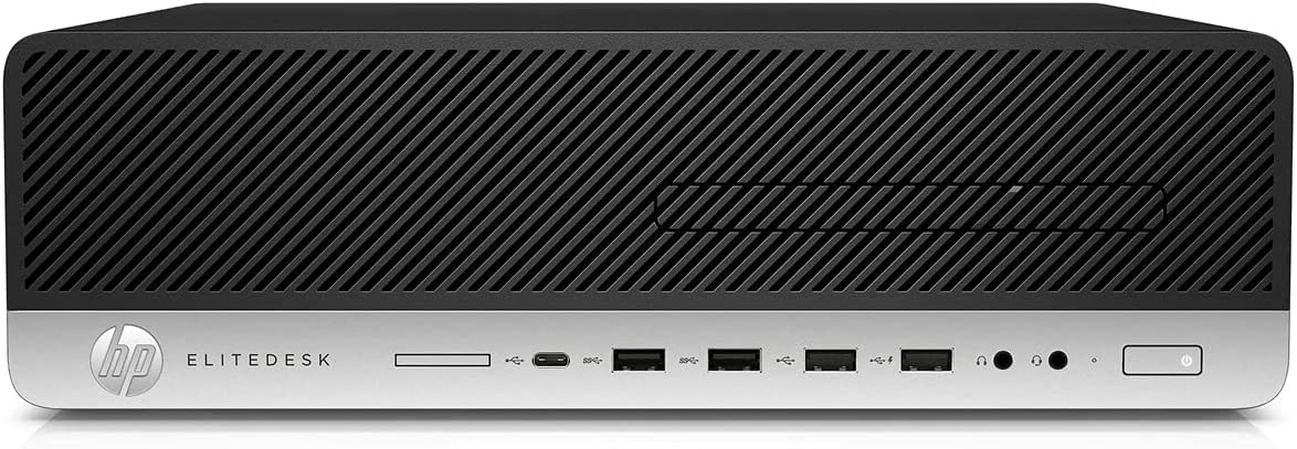 HP EliteDesk 800 G4 SFF Business Desktop PC, Intel Core i5-8500 3.0Ghz up to 4.1GHz, 16GB DDR4 RAM, 512 GB SSD, DVD, Bluetooth, Windows 10 Pro (Renewed), Black
