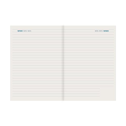 Idena 11073-2024 Diary 80 x 150 mm, Slim Brown, 192 Pages, 1 Week on 1 Page, Agenda, Weekly Planner, Soft Touch Cover