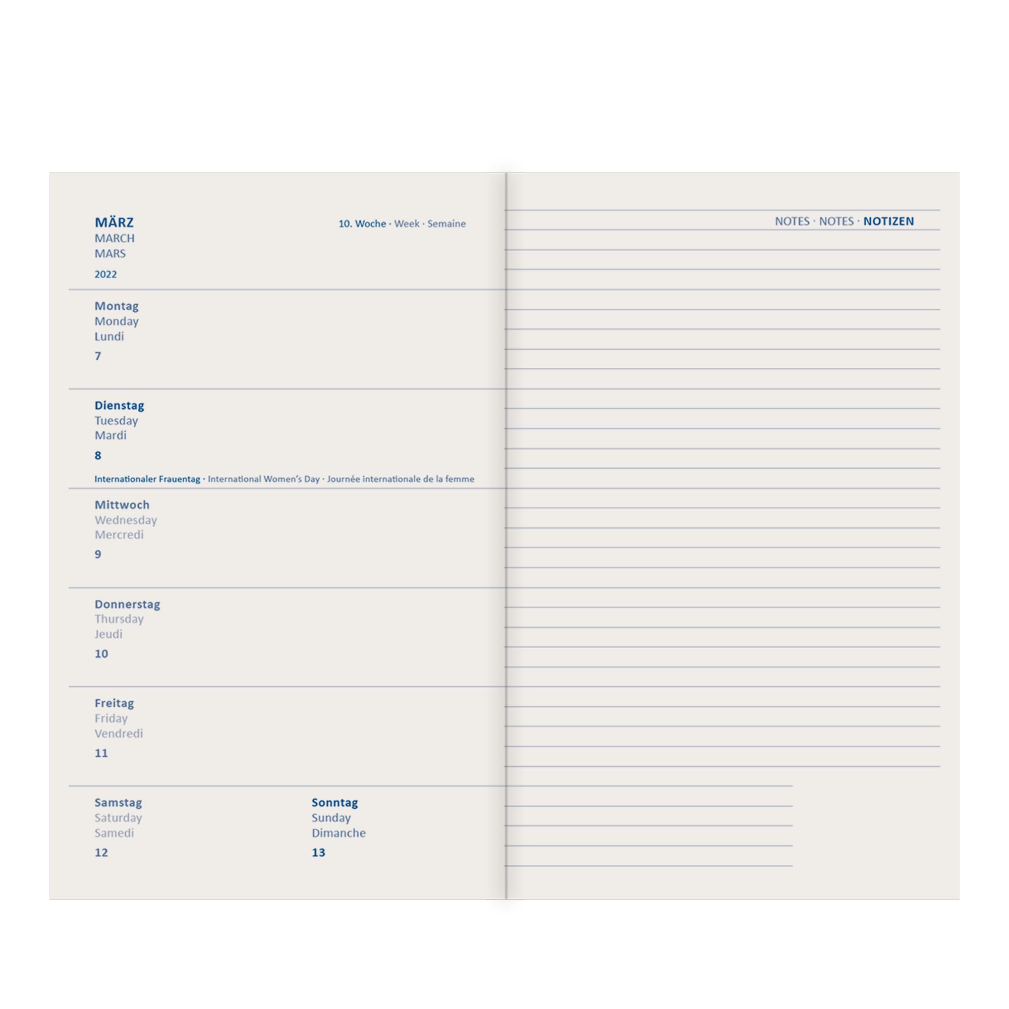 Idena 11057-2024 Diary - DIN A6, Cork, 192 Pages, 1 Week on 1 Page, Agenda, Weekly Planner