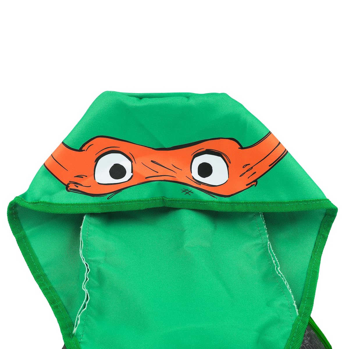 Bioworld Teenage Mutant Ninja Turtles Hard Shell Youth 16” Backpack With Character Hood