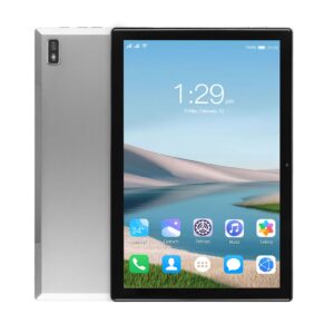 hd tablet, gray tablet pc 8gb ram 256gb rom 100-240v octa core cpu 4g for network entertainment (us plug)
