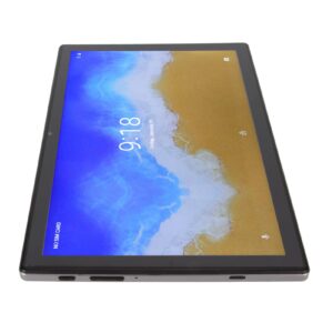 pssopp hd tablet, gaming tablet us plug 100‑240v 8800mah battery dual camera 6gb ram 64gb rom (iron gray)