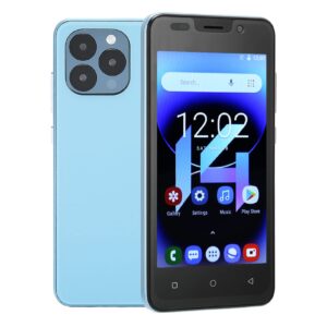 I14 Pro 5.0 Inch Smartphone, Navigation System 3G Network Mobile Phone Blue 3500mAh Battery Dual Card (US Plug)