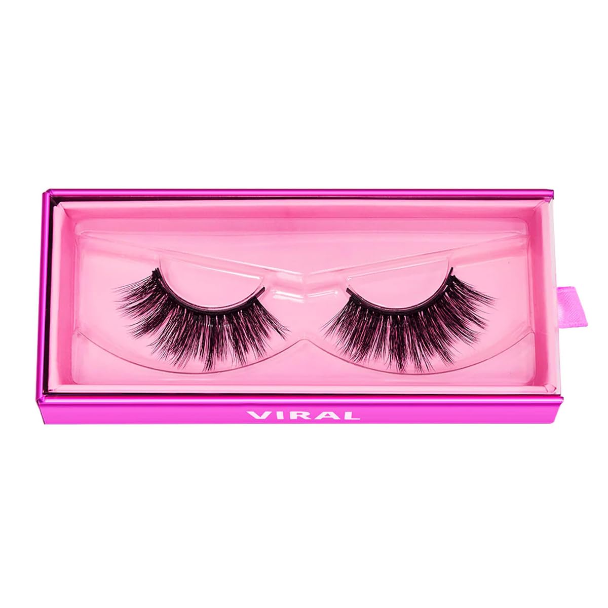 Magnetic Eyelashes – Viral | Artificial Magnetic Lashes, Made with Synthetic Faux Mink Fiber, Comfortable and Natural Lash Extention Look, Reusable Up To 60 Times, Long Wispy 15mm, 1 Pair